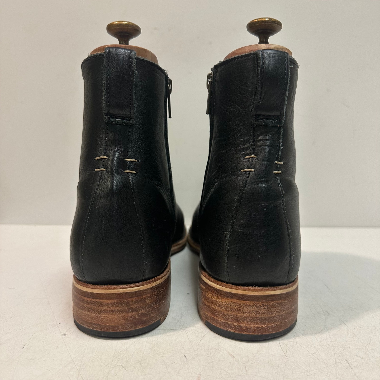Euc Rancourt & Co. X Helm Pablo Boot Zipper Moto Ankle Made In Maine Usa 9 D — image 6 of 8
